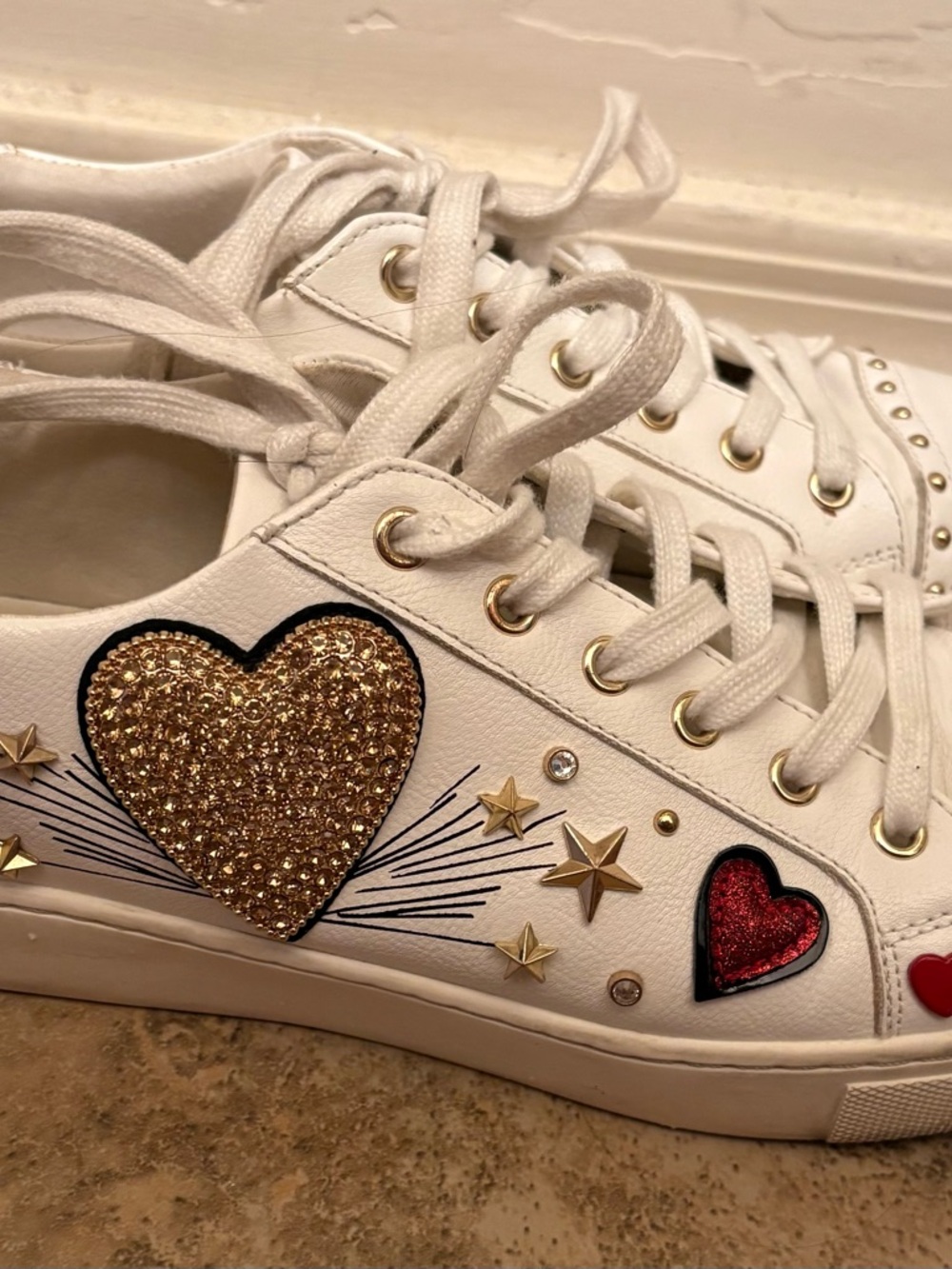 Aldo Elixir “Love Your Selfie”Women's Sneakers - Picture 4 of 9